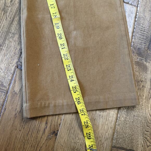 NWT Paper Crane Button Fly Wide Leg Camel Removable Suspender Strap Pants Sz XS - Picture 7 of 8